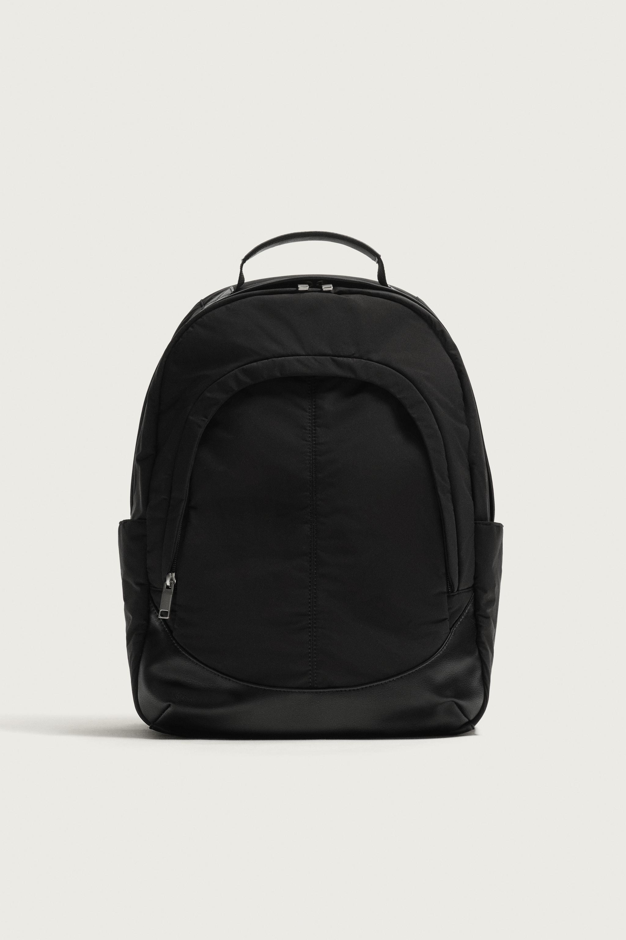 NYLON BACKPACK — Black