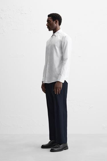 CHEMISE STRUCTURÉE EASY CARE - Imprimée de Zara - Image 3