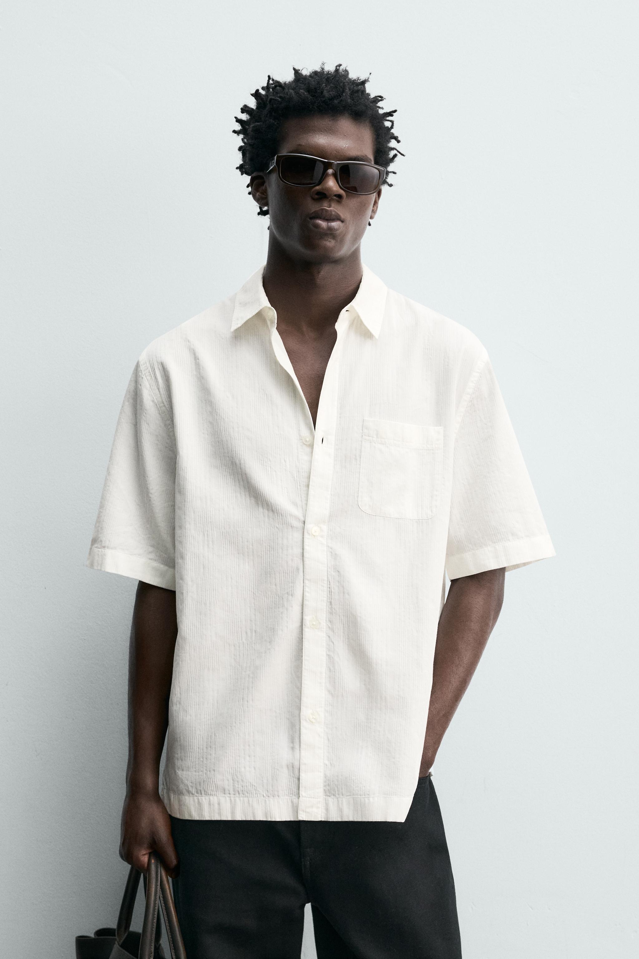 TEXTURED JACQUARD SHIRT