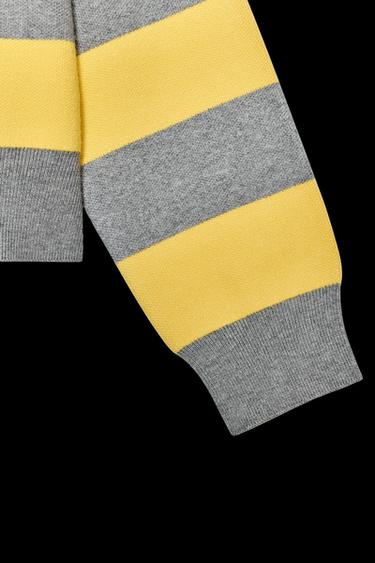 JERSEY PUNTO CUELLO POLO RAYAS - rayas de Zara