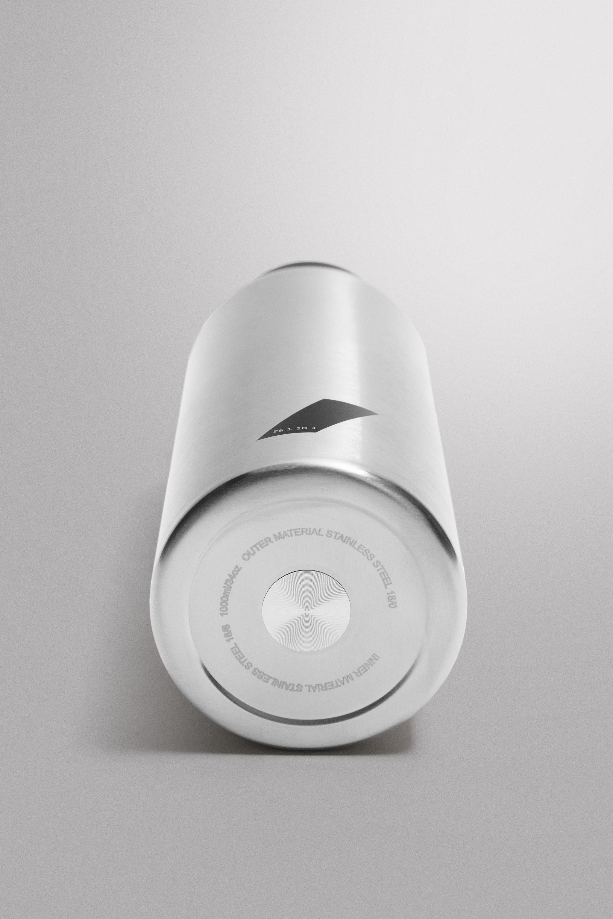 Zara STAINLESS STEEL BOTTLE 1L — фото 4