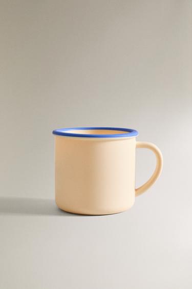TAZA INFANTIL SILICONA CONTRASTE - Crudo / Azul de Zara
