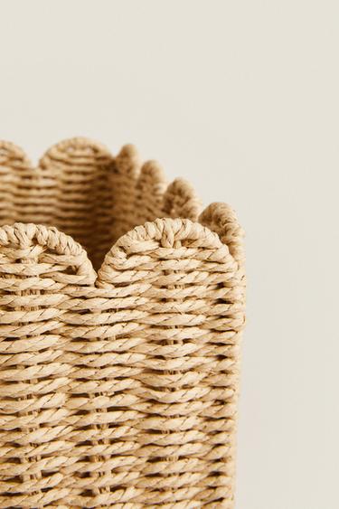 CHILDREN´S SCALLOPED BASKET - Light beige by Zara - Image 5