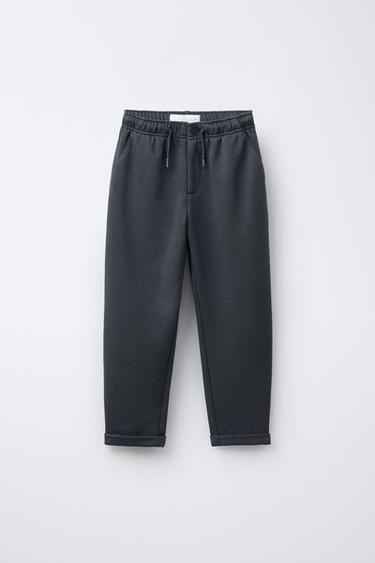 PANTALÓN COMFORT GOMAS - Azul / Acero de Zara