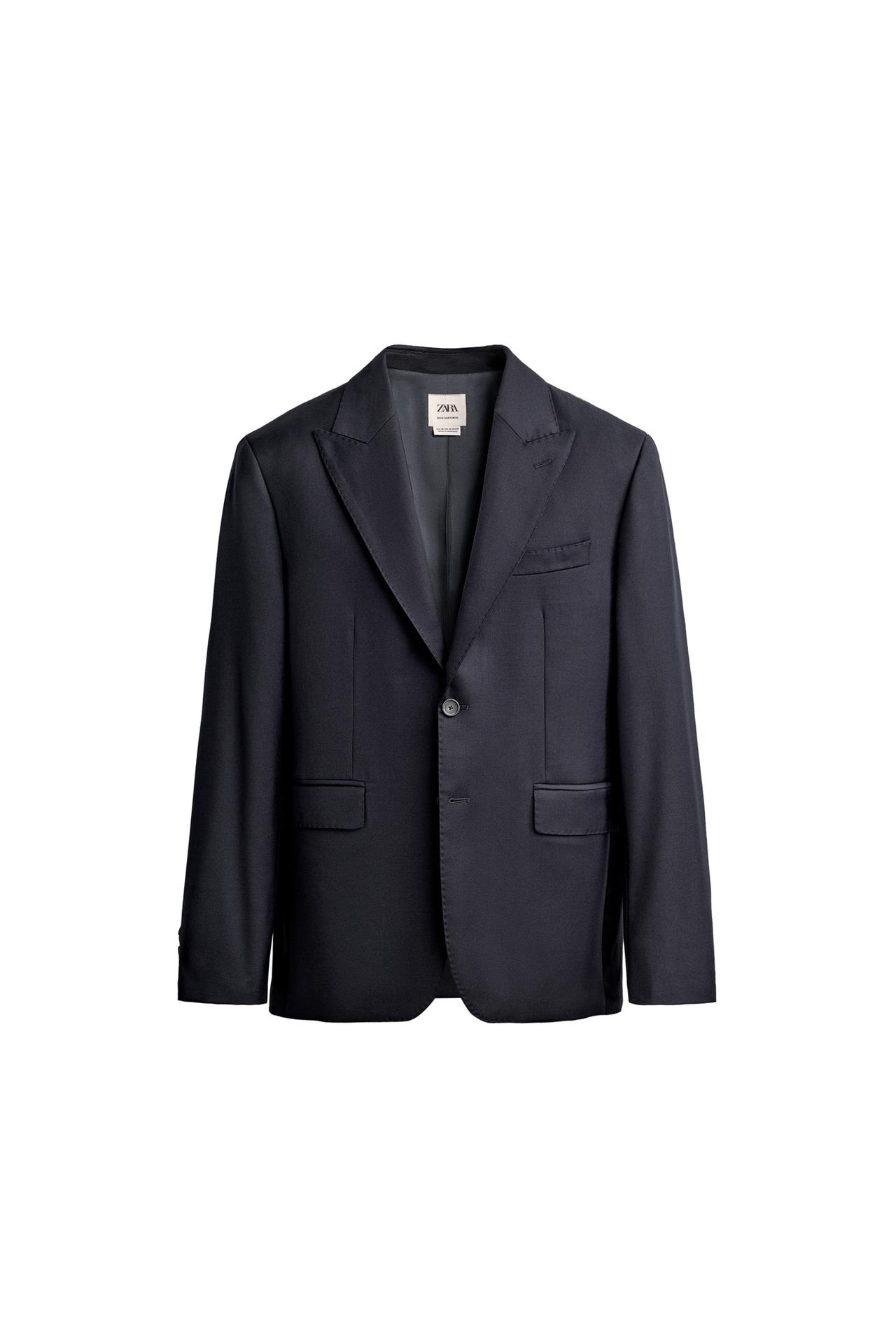 Костюмный блейзер из 100% шерсти