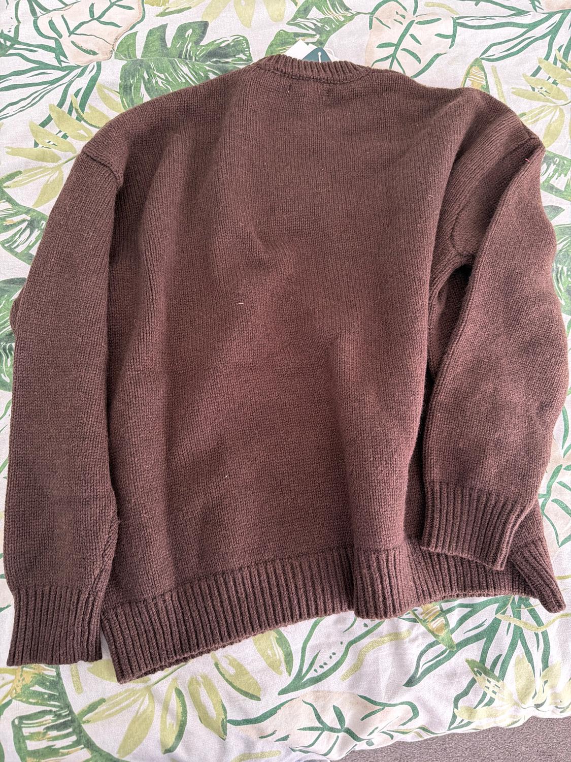 KNIT JUMPER WITH EMBROIDERED REINDEER - Image 3