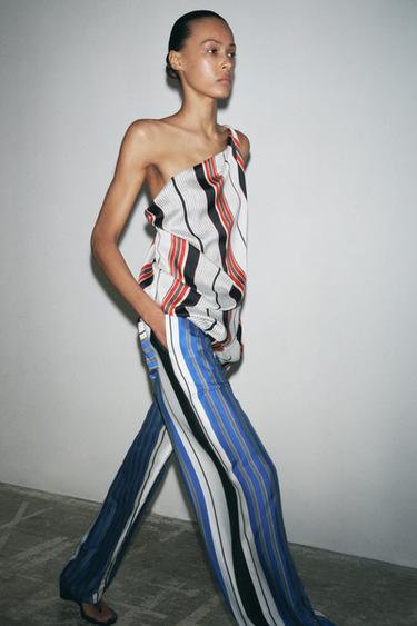PANTALÓN RAIAS ZW COLLECTION - raias de Zara - Imaxe 0