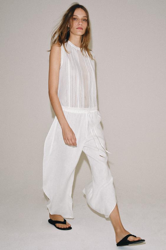 ZW COLLECTION EMBROIDERED ROMANTIC BLOUSE from Zara - $59.90