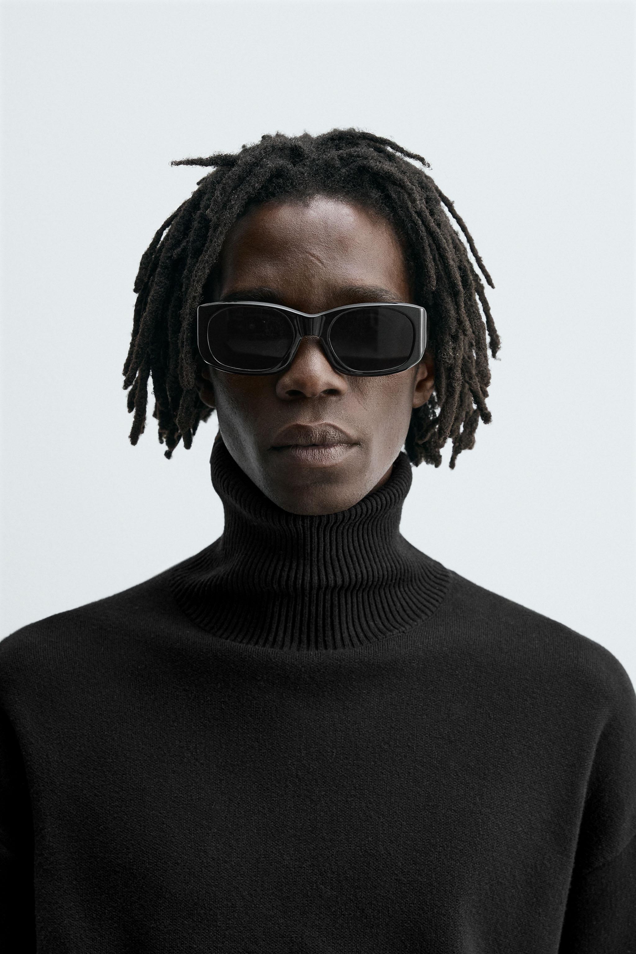 オーバルサングラス - ブラック | ZARA Japan / 日本