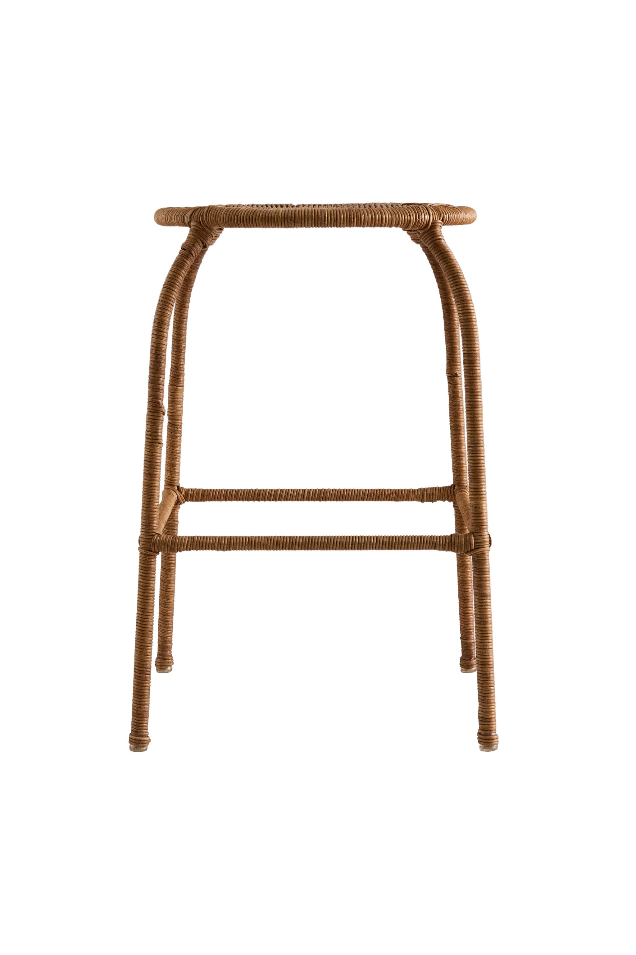 RATTAN STOOL - Brown | ZARA United States