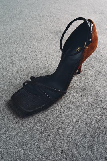 SANDALES À TALONS ÉDITION LIMITÉE - Marron de Zara - Image 2