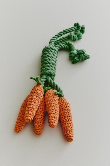 JUGUETE RAMO MASCOTAS ZANAHORIAS - Naranja de Zara