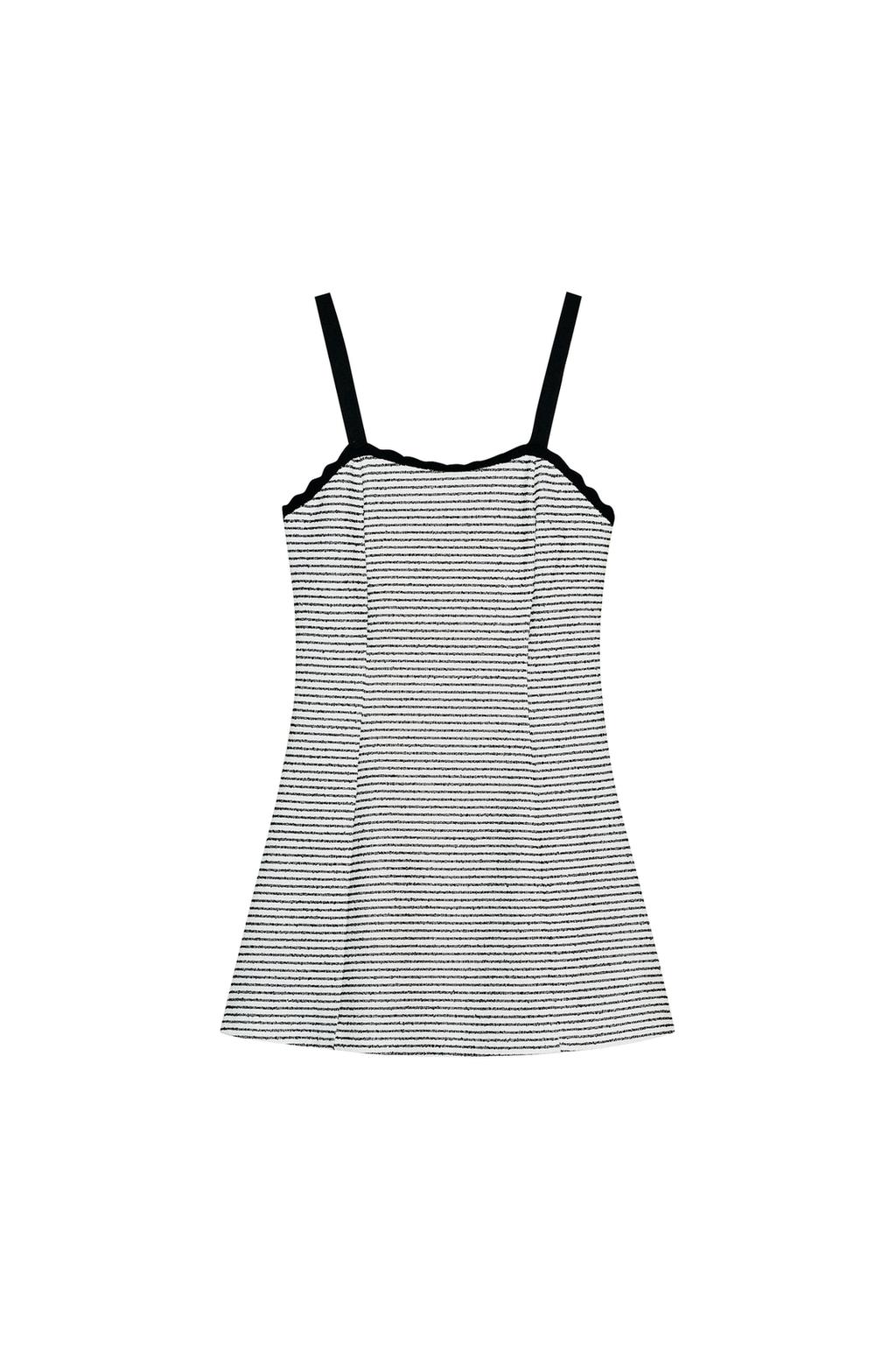 STRIPED BOUCL DRESS - image 3