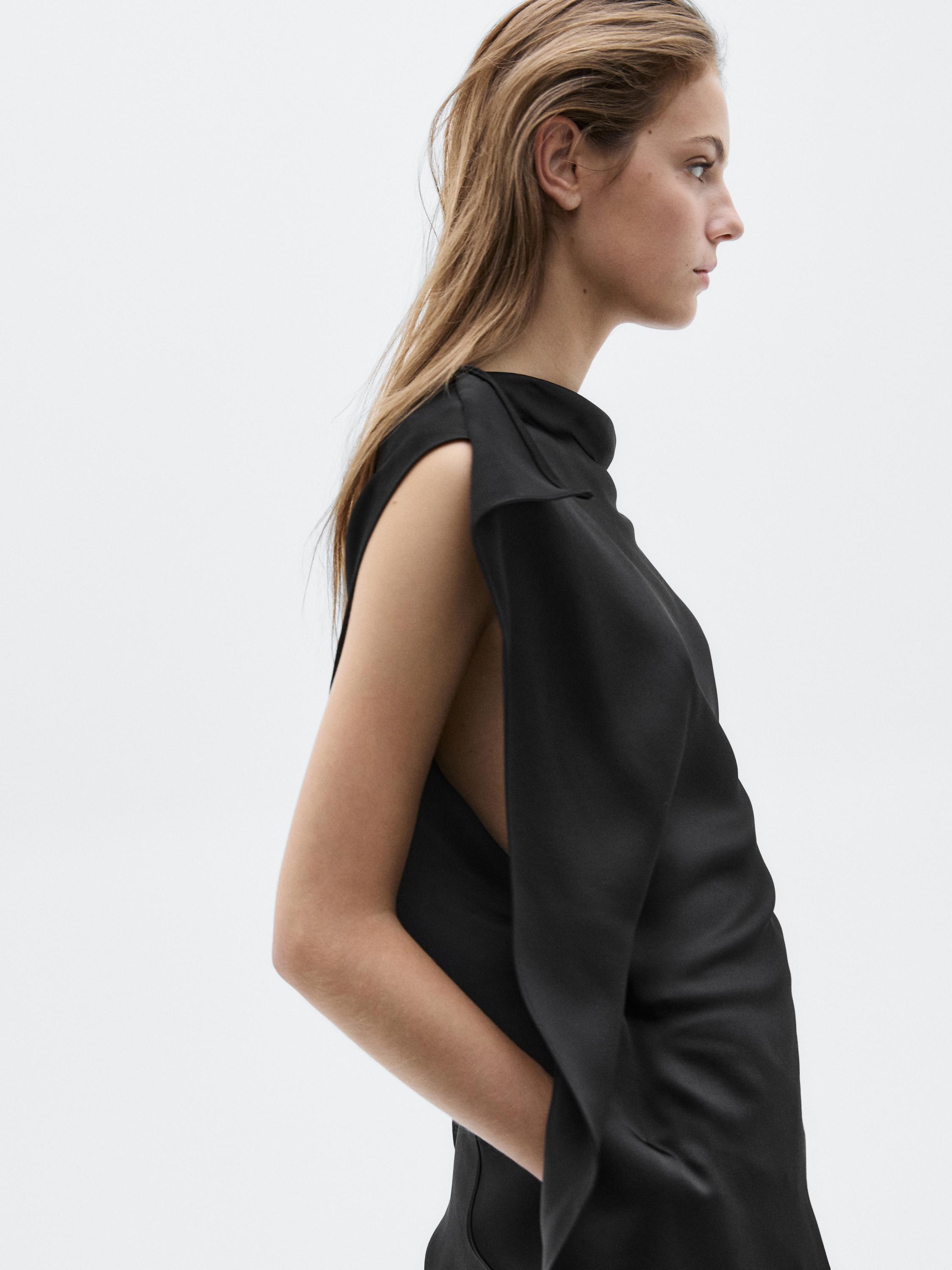 Top satiné asymétrique - LIMITED