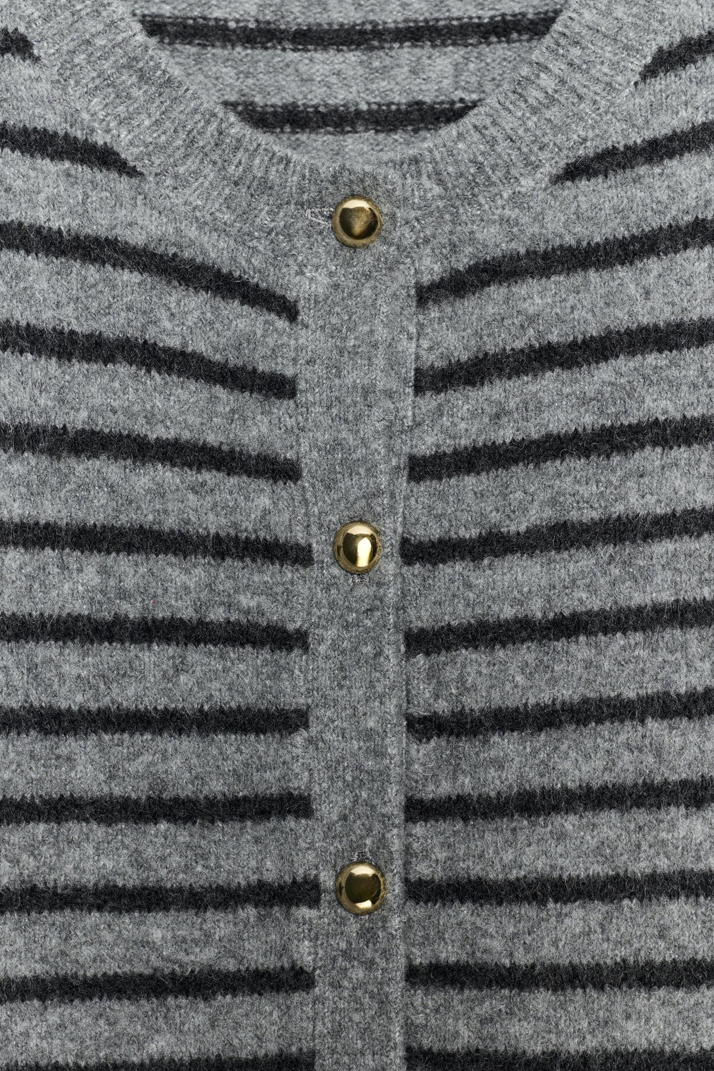 Женские свитеры Zara Striped Cardingan, цвет: Полосатый — фото 8