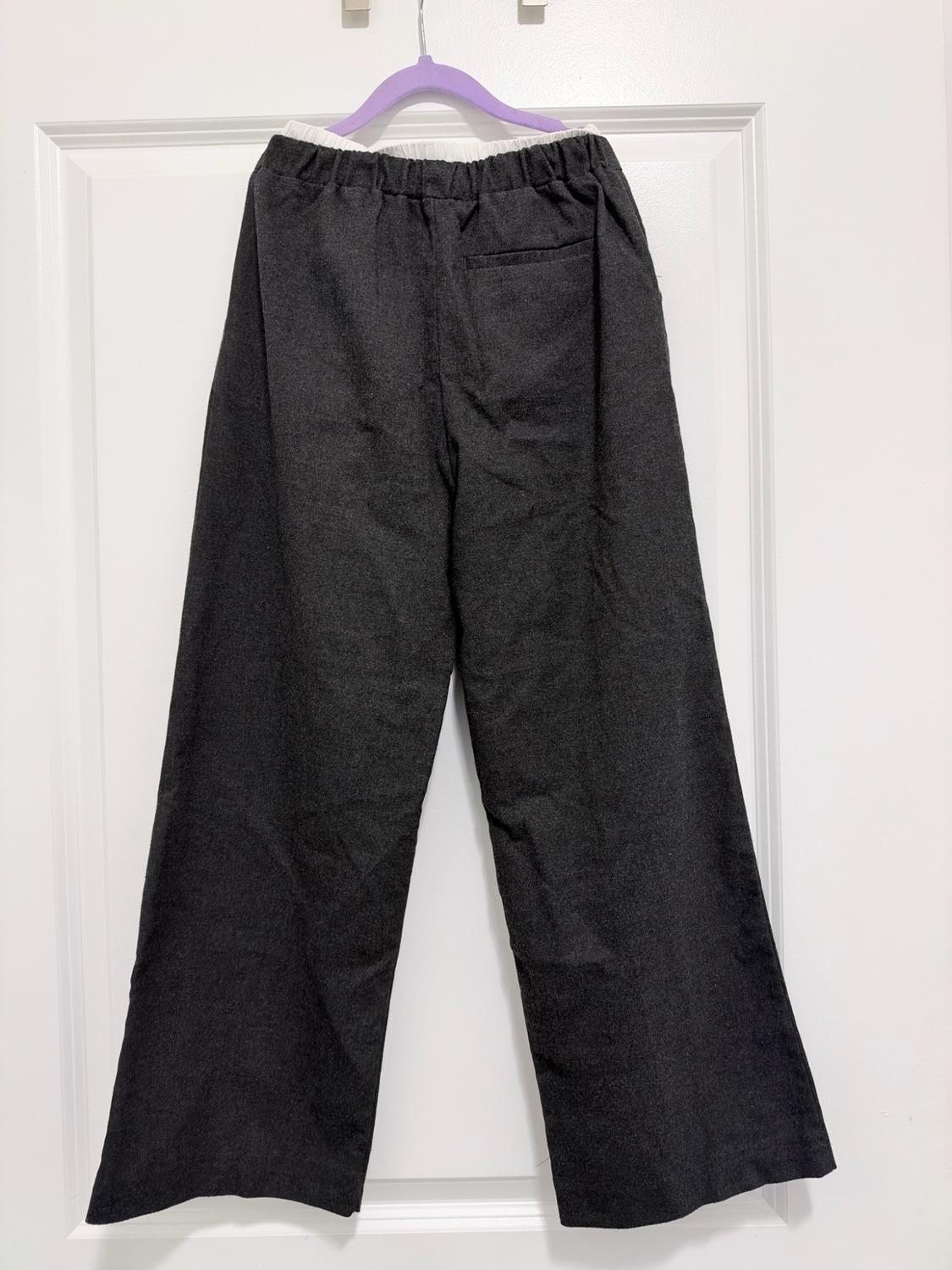 PANTS WITH CONTRASTING DOUBLE WAISTBAND - Image 3