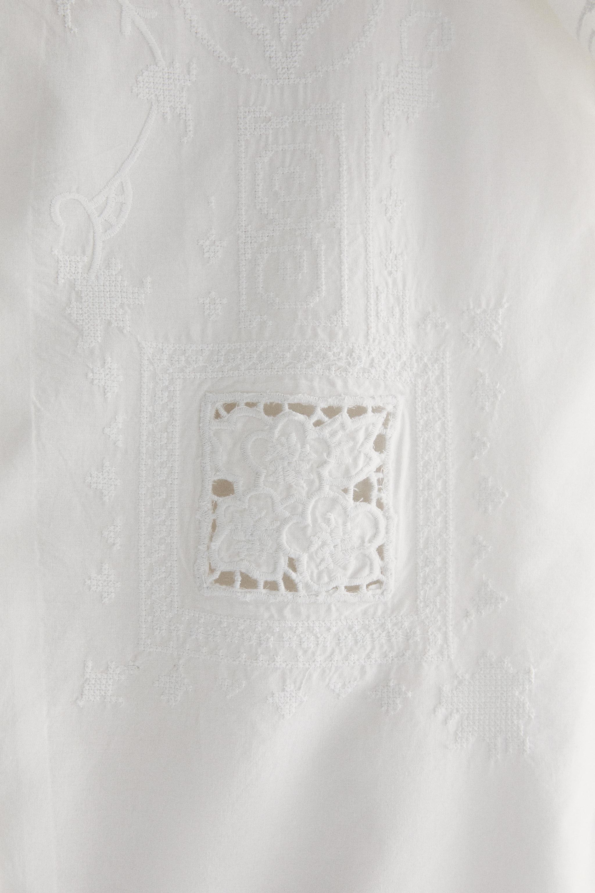CHEMISE COTON BRODERIES
