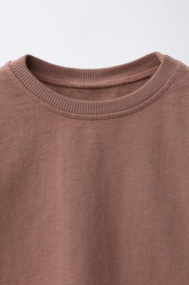 FLORAL PRINT T-SHIRT - Brown by Zara - Image 2