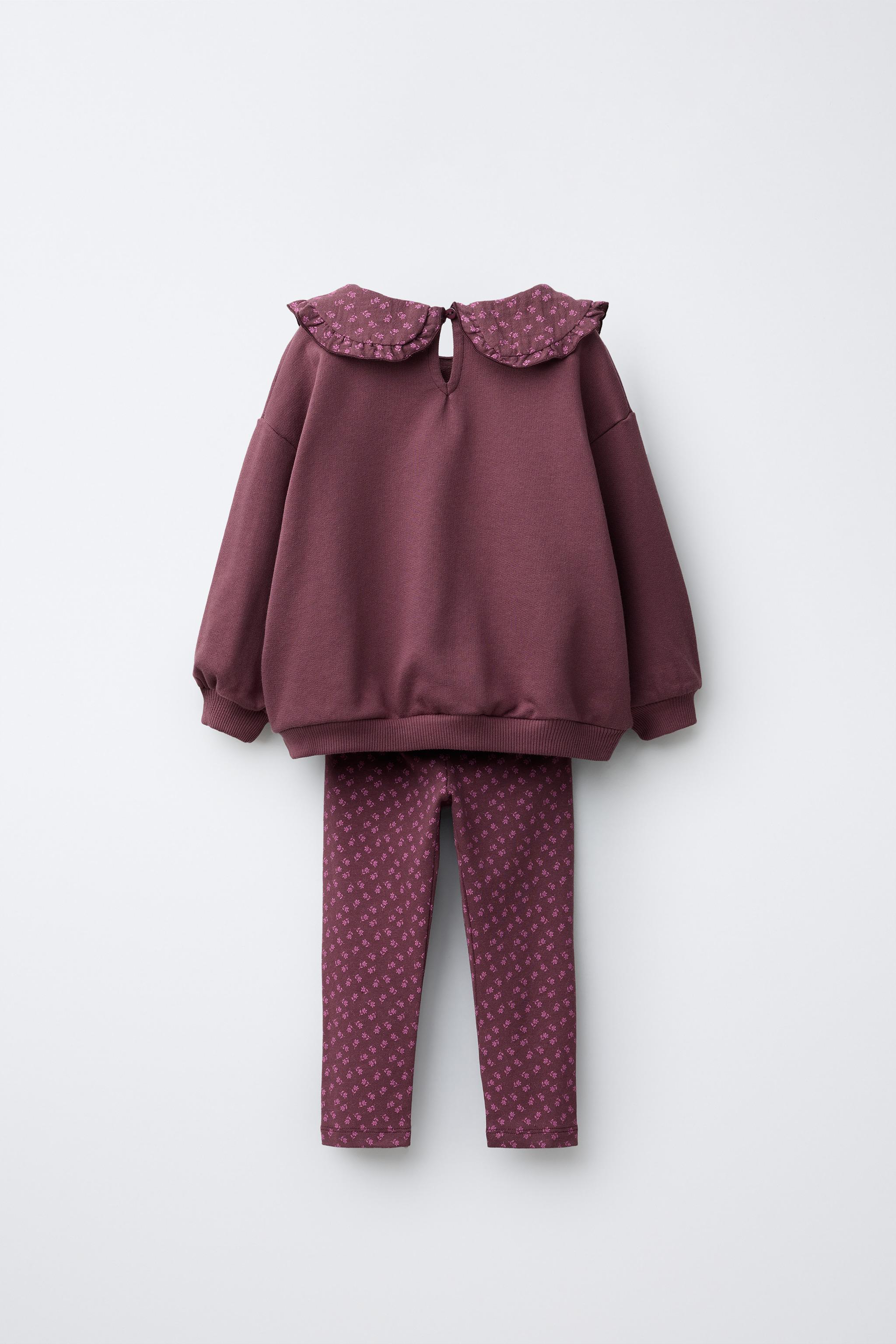 ENSEMBLE JOGGING SWEAT ET LEGGING FLEURS