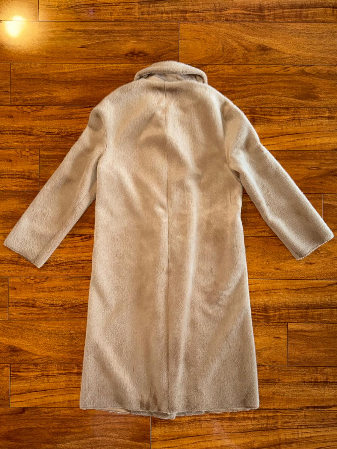 FAUX FUR TRENCH COAT - Image 2