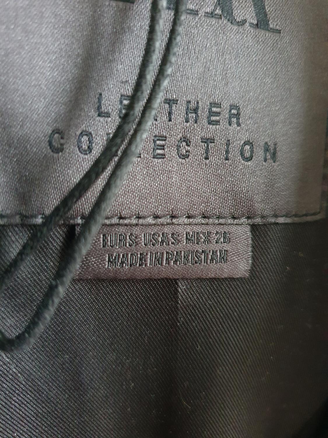 ZW COLLECTION LEATHER JACKET WITH ZIPS - Image 7