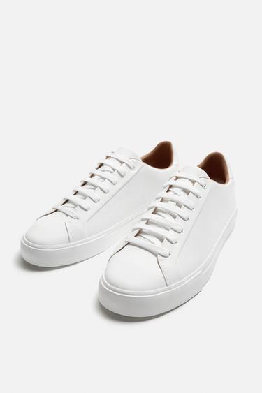 BASKETS BASIQUES - Blanc de Zara - Image 1