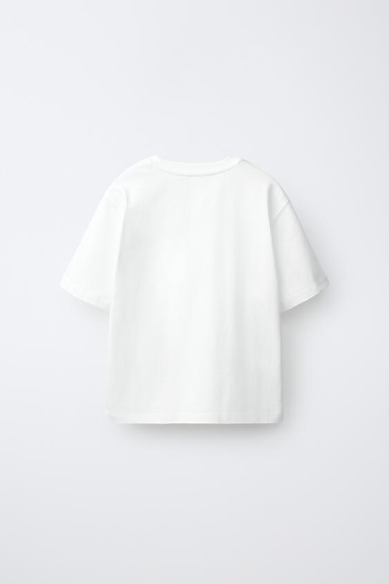 T-SHIRT DÉCOR CLOUS - Blanc de Zara - Image 1