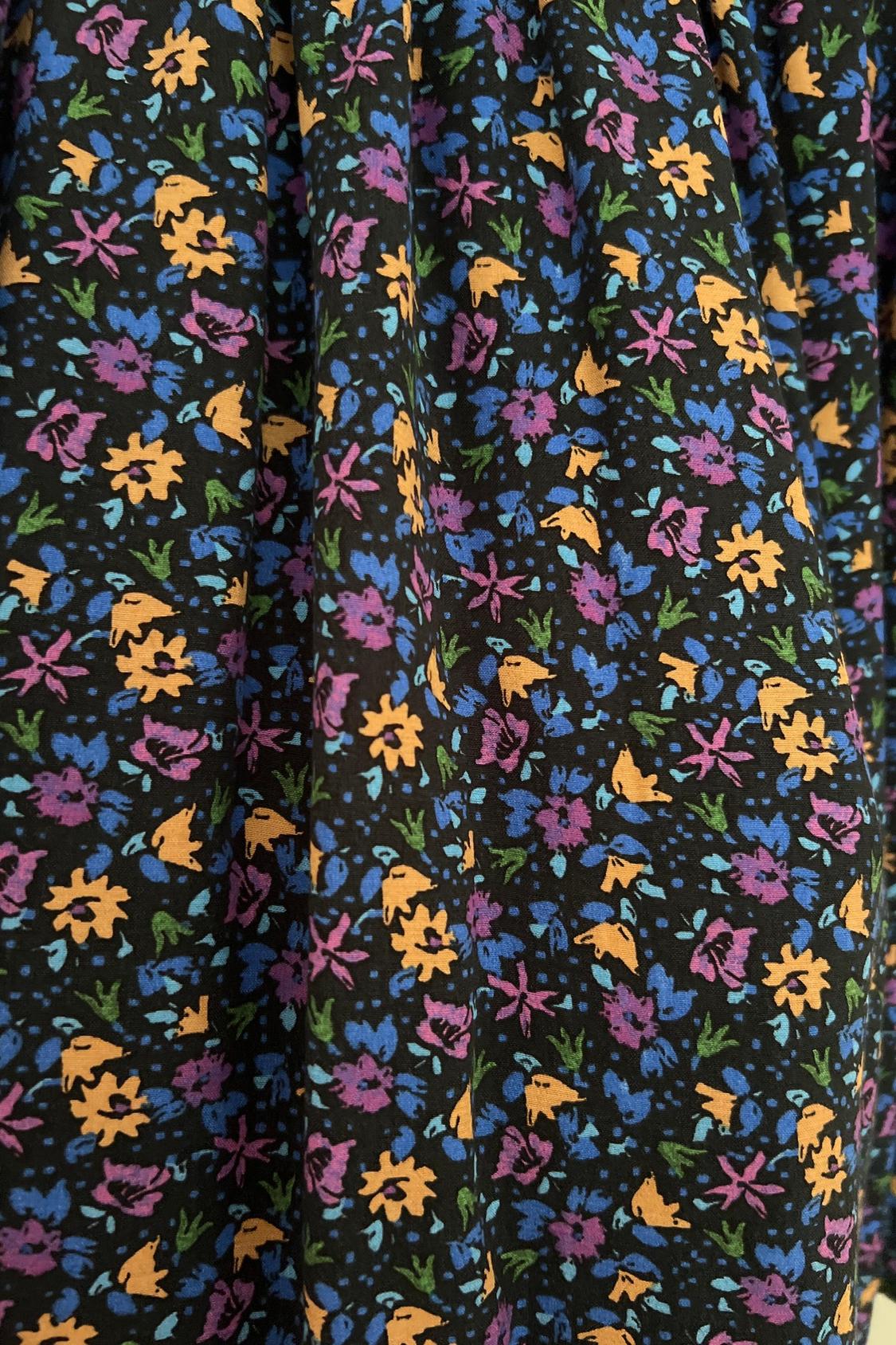 PRINTED DRESS WITH SHOULDER PADS - Image 3