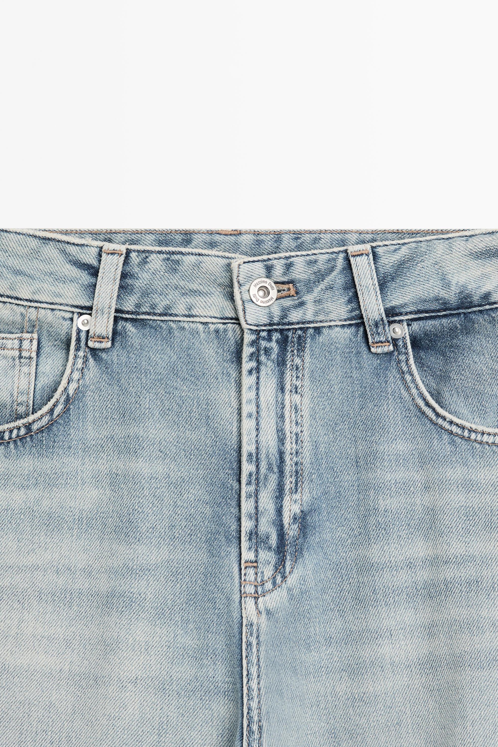 High-waist barrel fit jeans