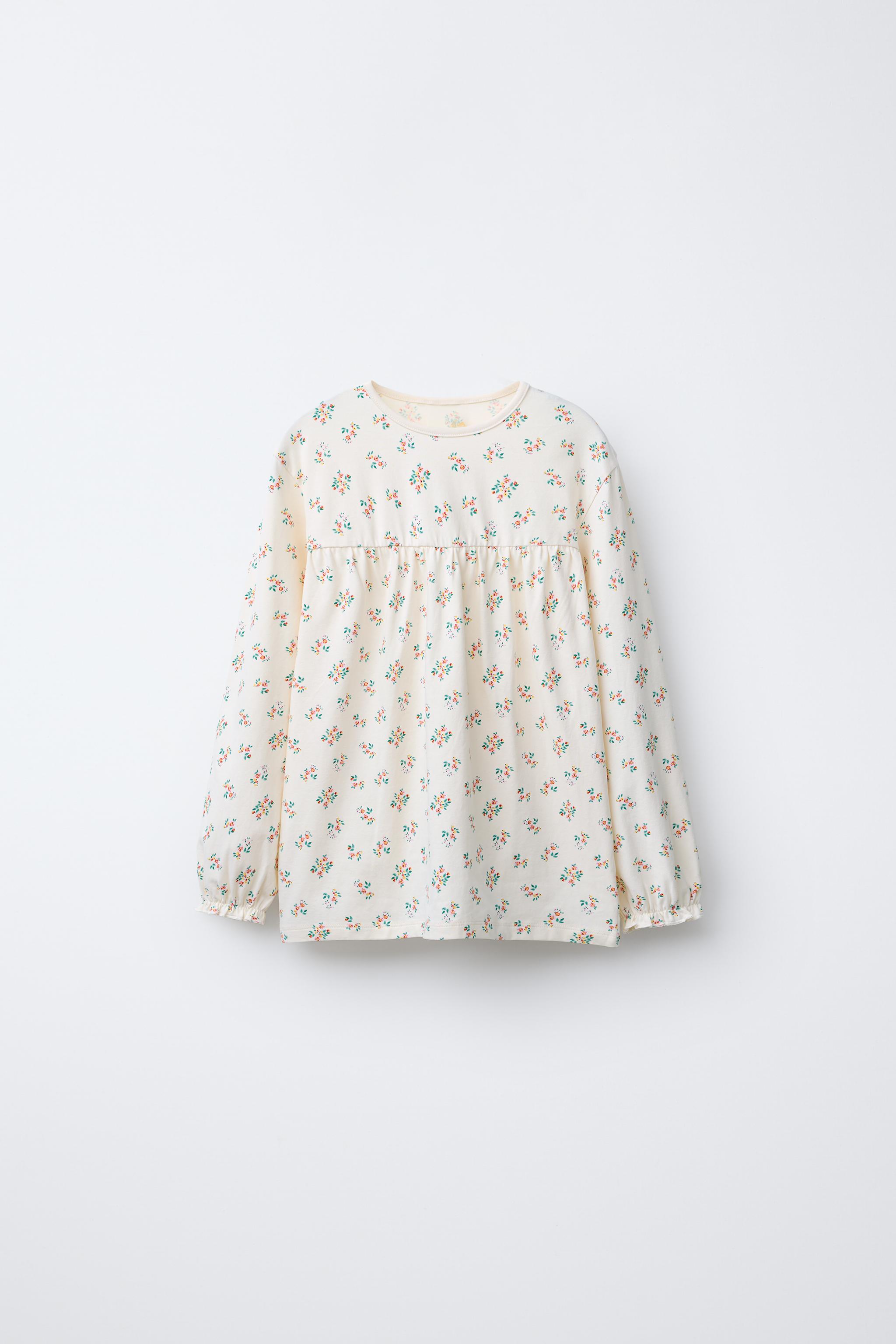 2~6歳/小花柄パジャマ - エクリュ | ZARA Japan / 日本 2~6歳/小花柄パジャマ - エクリュ | ZARA Japan / 日本