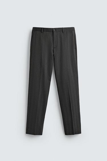 PANTALON SLIM FIT COSTUME - Gris anthracite de Zara