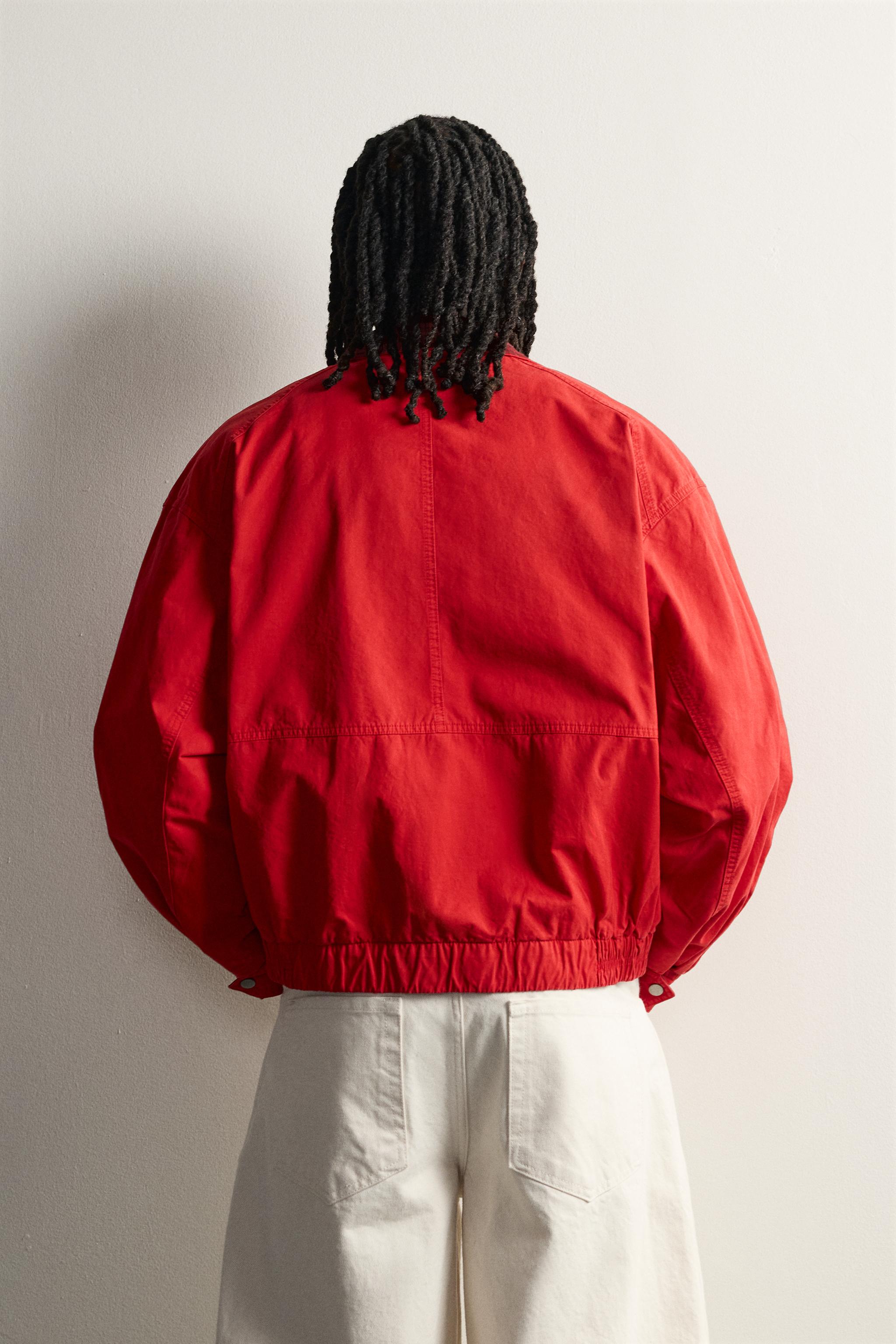 CONTRAST RELAXED FIT JACKET