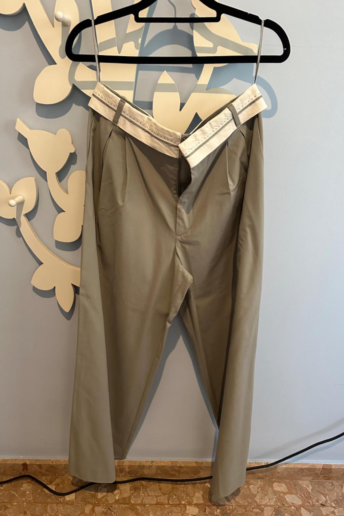FULL-LENGTH MASCULINE TROUSERS