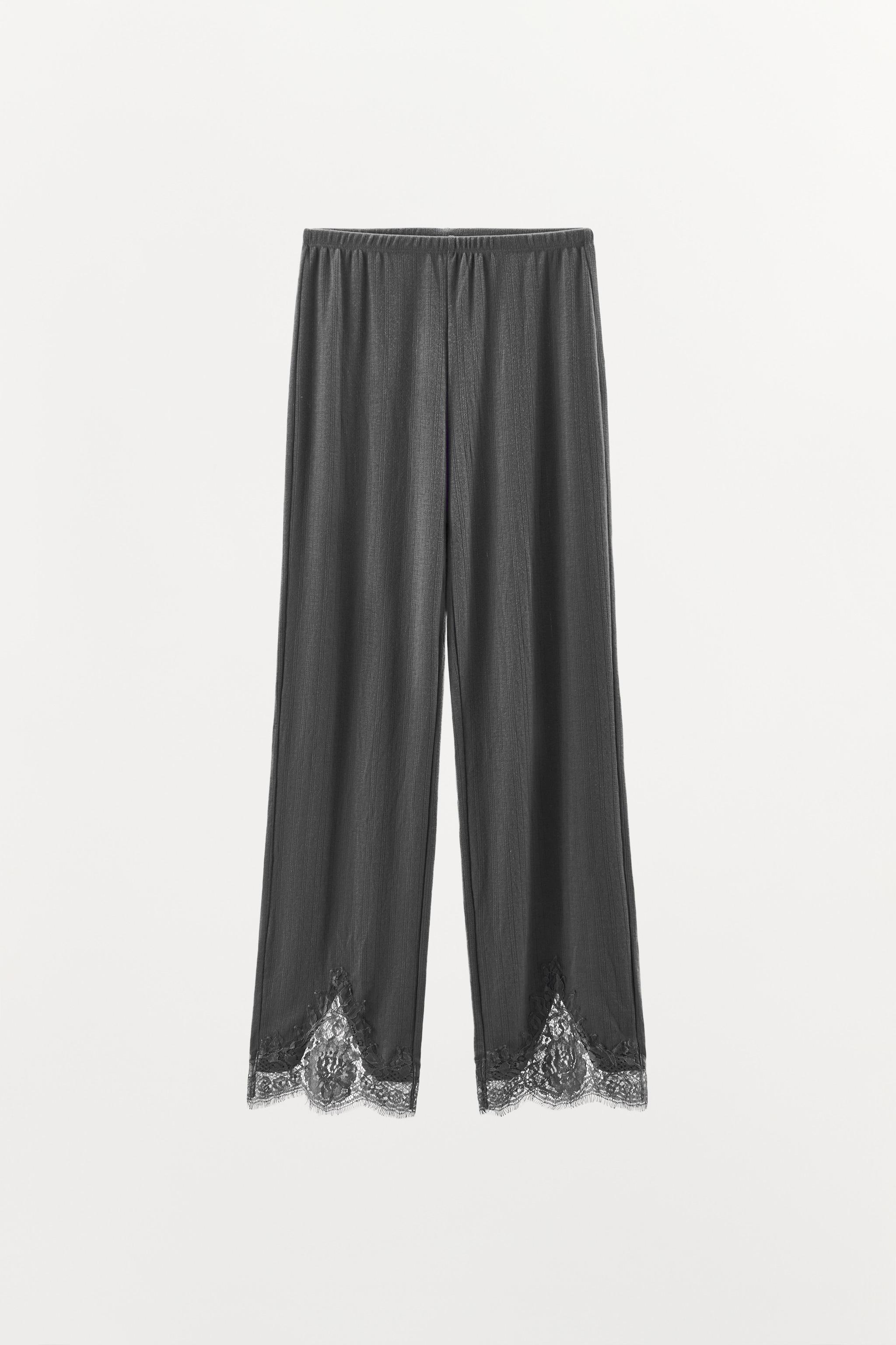 PANTALON POINTELLE DENTELLE