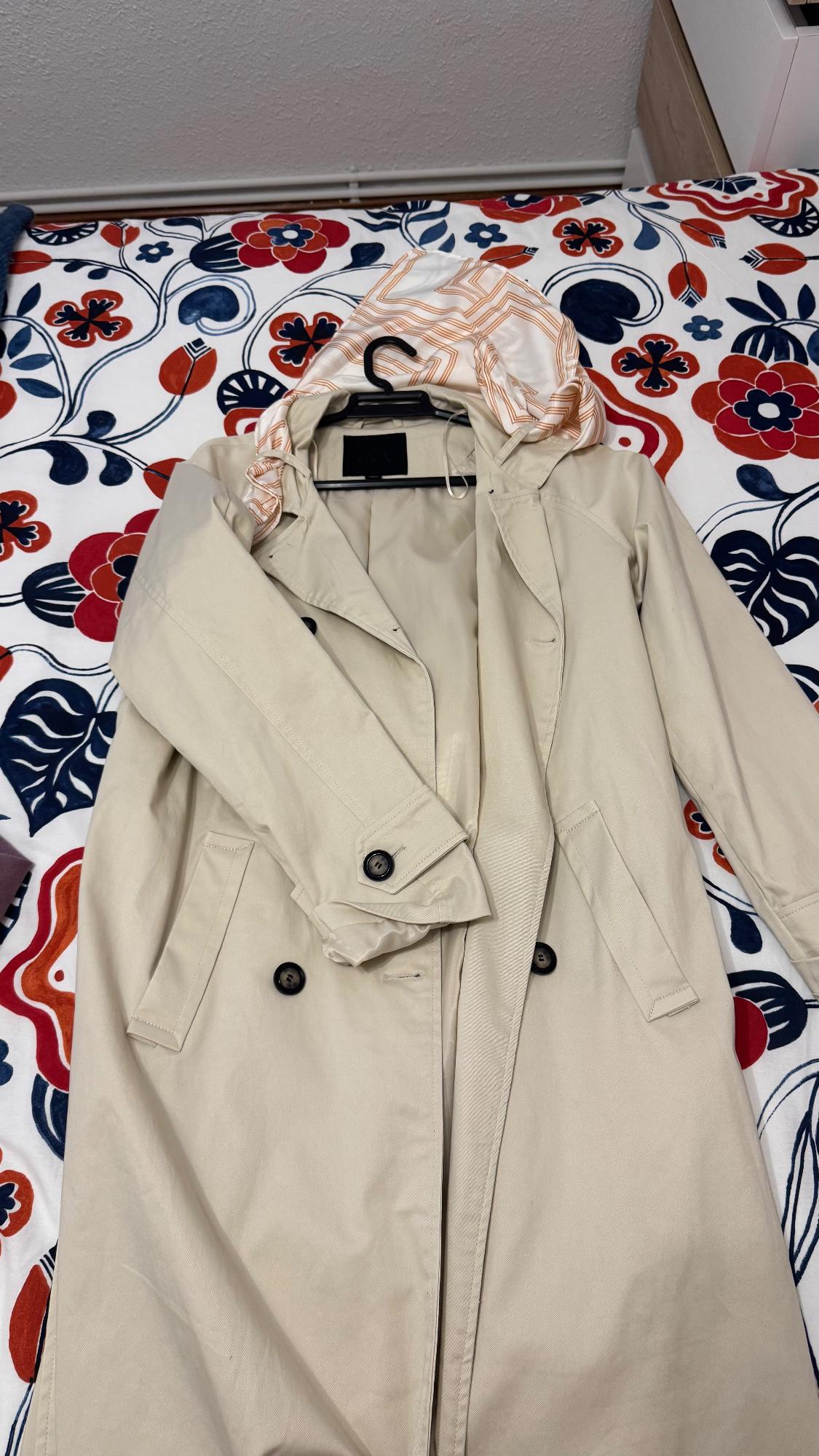 LONG SCARF TRENCH COAT - Image 2