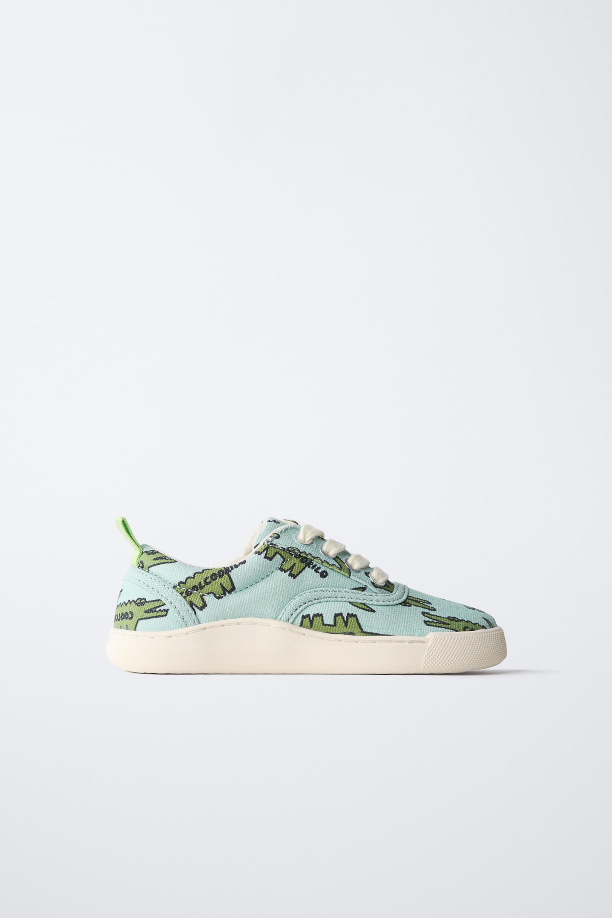 CROCODILE PRINT SNEAKERS — Multi-color