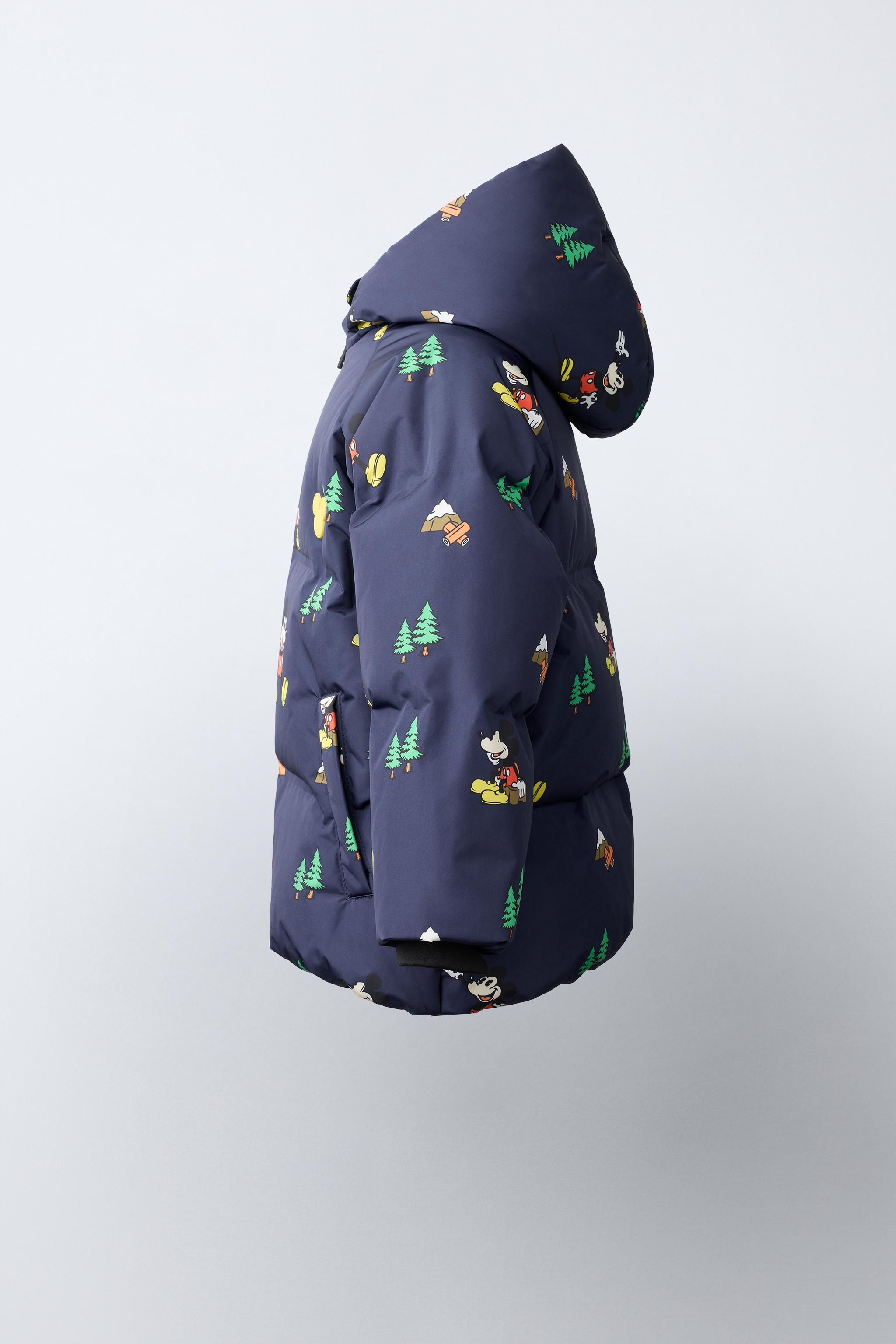 MICKEY MOUSE © DISNEY 50% FEATHER AND DOWN WATER REPELLENT HOODIE PUFFER