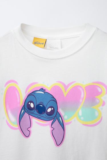 T-SHIRT IMPRIMÉ LILO & STITCH © DISNEY - Blanc de Zara - Image 2