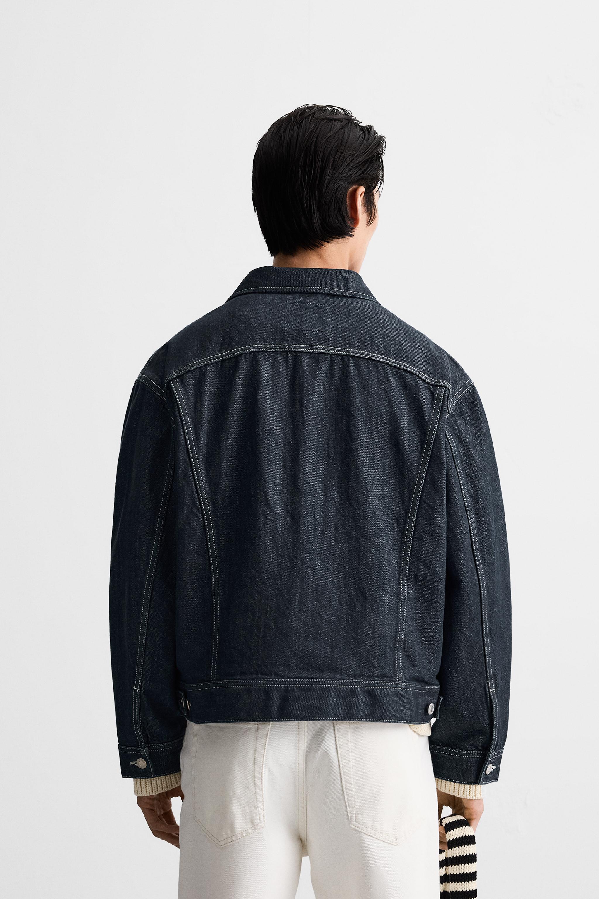 オーバーサイズ デニム ジャケット - ブラック | ZARA Japan / 日本