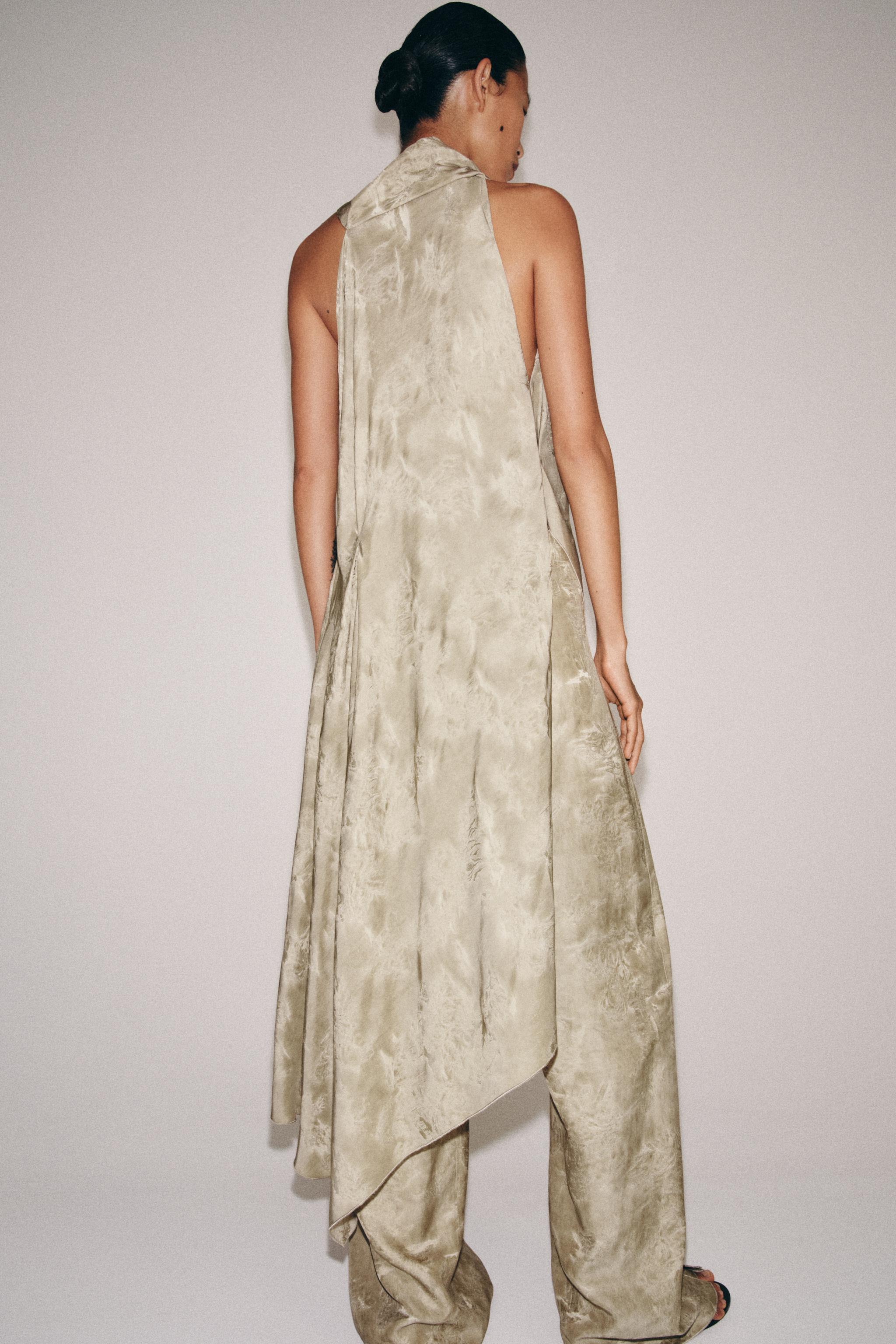 ZW COLLECTION ASYMMETRIC JACQUARD TOP