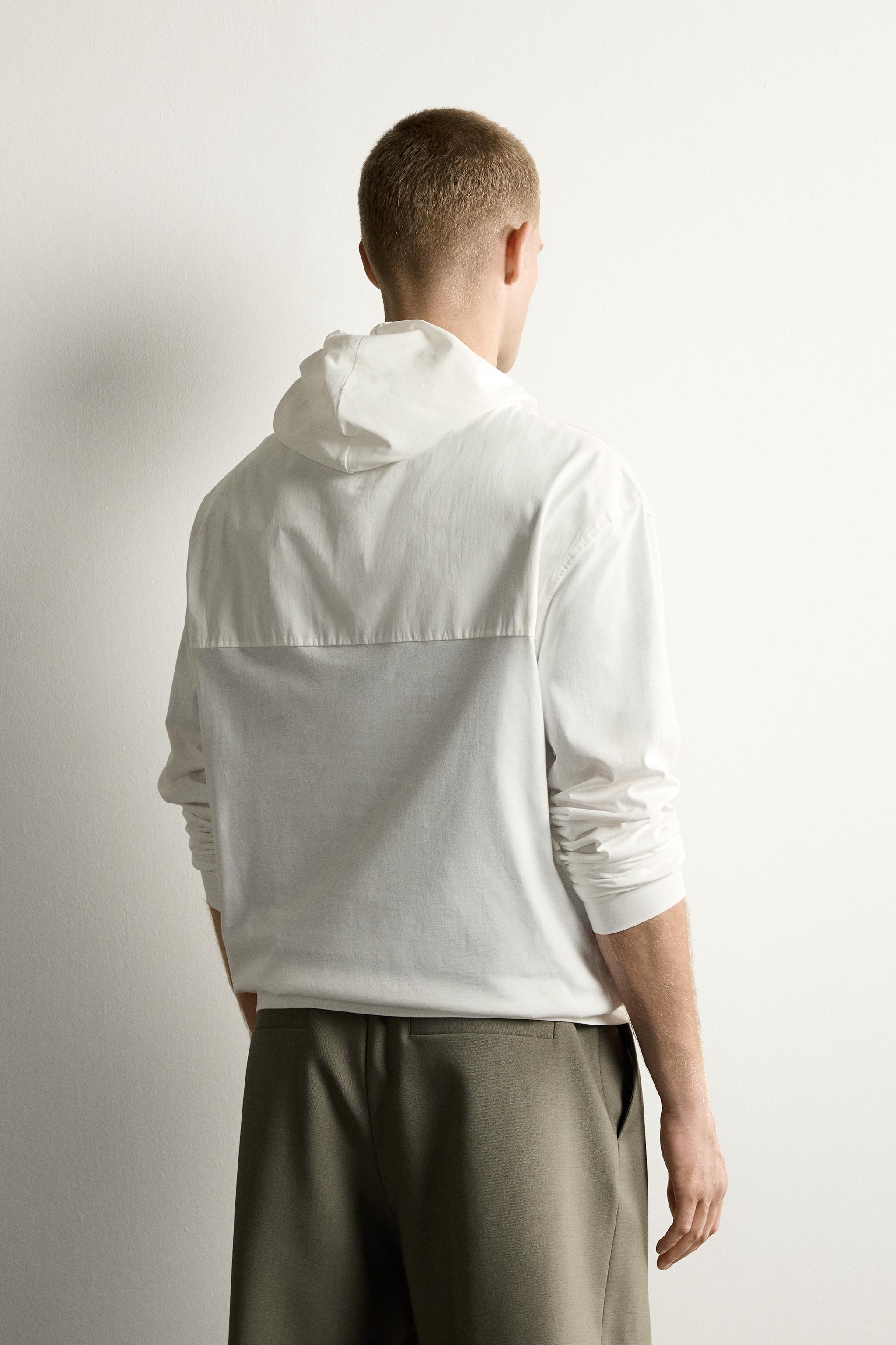 Мужские худи Zara LIGHTWEIGHT COMBINATION — фото 3