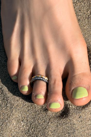 3ER-SET ZEHENRINGE - Goldfarben von Zara