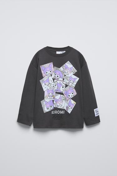 Zara KUROMI © SANRIO T-SHIRT - Anthracite grey