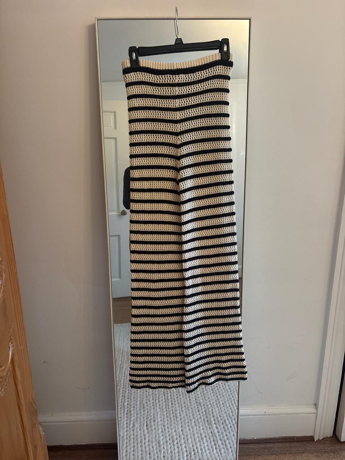 STRIPED KNIT PANTS - Image 2