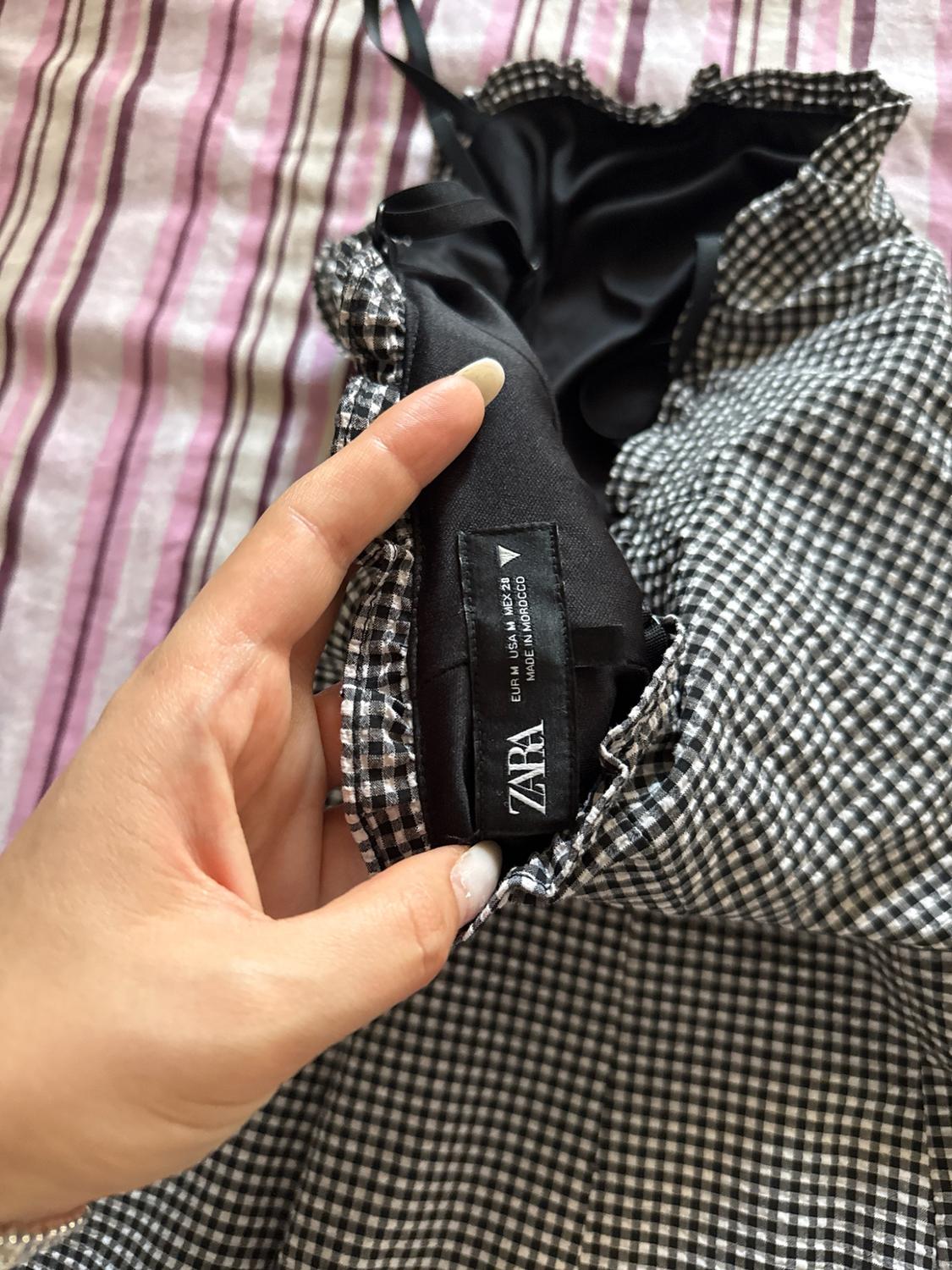 BOX PLEAT GINGHAM DRESS - Image 3