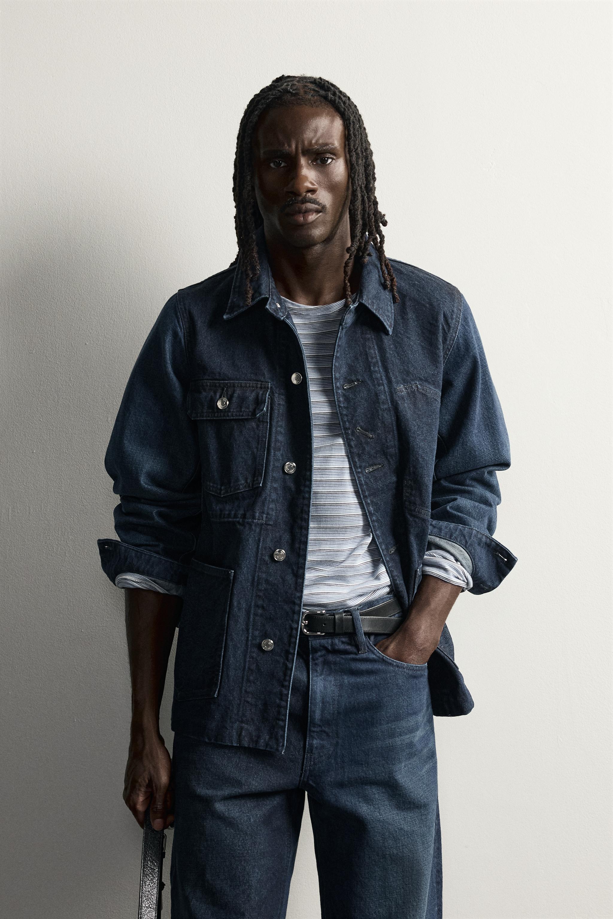 TANAKA NY TYO LTD.© 2026 POCKET DENIM JACKET — Mid-blue