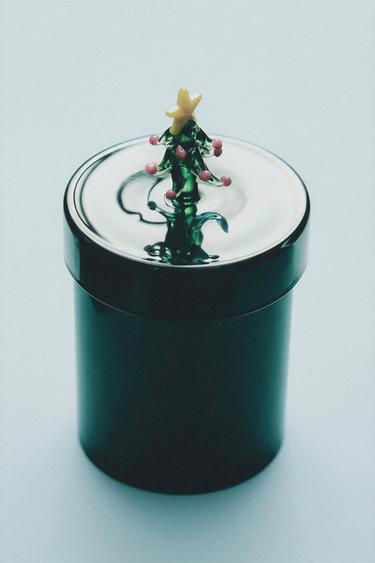 (220 G) WINTER CYPRESS BOROSILICATE GLASS SCENTED CANDLE — whiskey 1