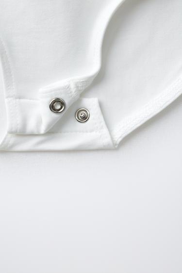 BODY EN POLYAMIDE CUT OUT - Blanc de Zara - Image 3