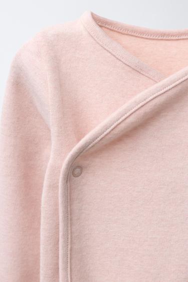 LOT BODY ET LEGGING MÉLANGÉ - Rose chiné de Zara - Image 2