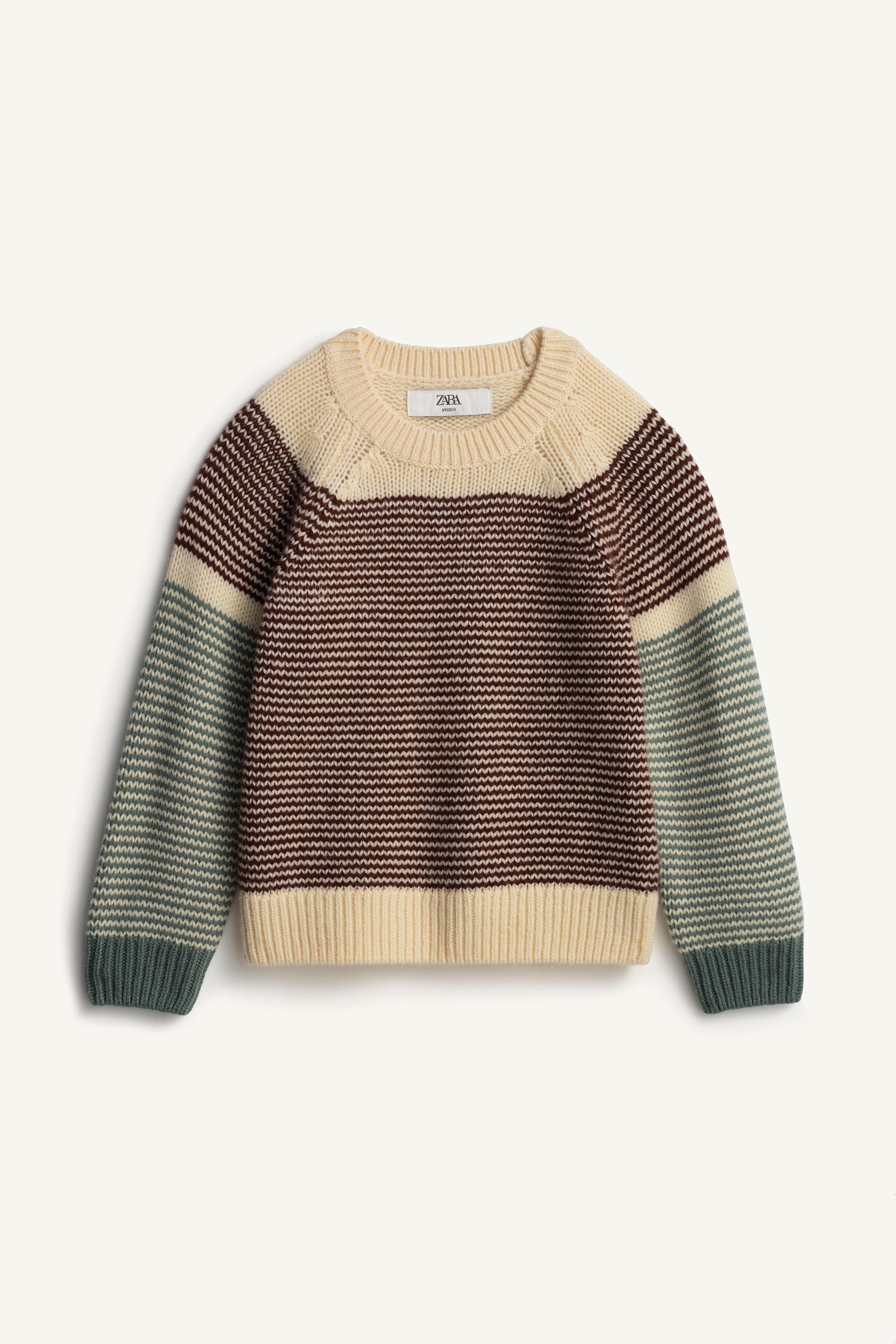 STRIPED 100% WOOL SWEATER LIMITED EDITION